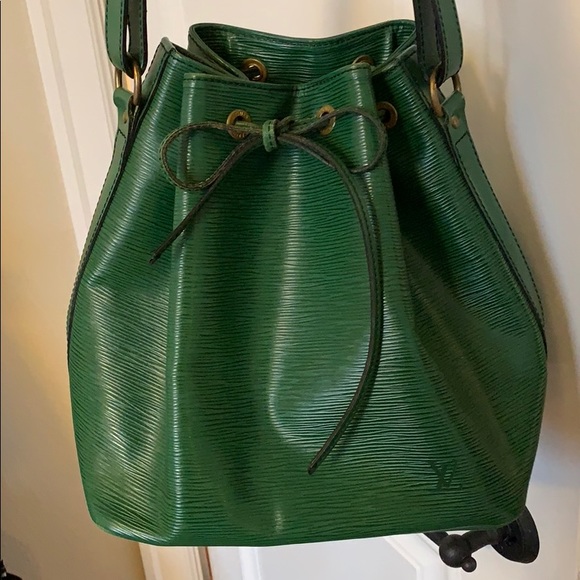 louis vuitton green handbag